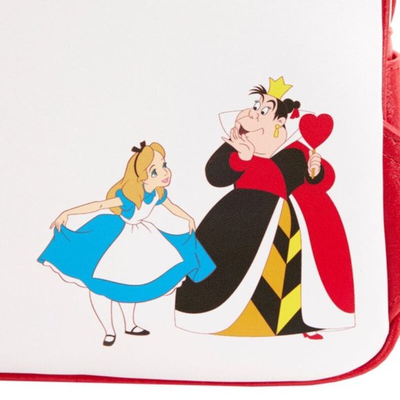Loungefly Disney Alice in Wonderland Ace of Hearts Cosplay Mini Backpack New main image 6